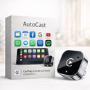 AutoCast® – CarPlay Inalámbrico  con Apps Pagos Incluidos-Promoción por cierre de tienda