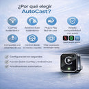 AutoCast® – CarPlay Inalámbrico  con Apps Pagos Incluidos sin cables