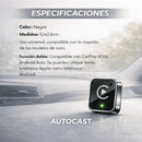 AutoCast® – CarPlay Inalámbrico USB sin Cables con Apps Pagos Incluidos🤩