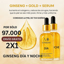 Ginseng™ | Sérum Rejuvenecedor Hidratante 100ML Día y Noche✨ 2X1 + Regalos Bioaqua🎁